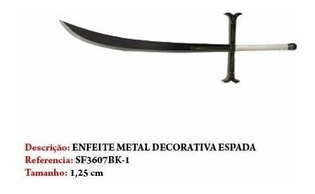 Espada Dracule Mihawk One Piece Cosplay Promocao